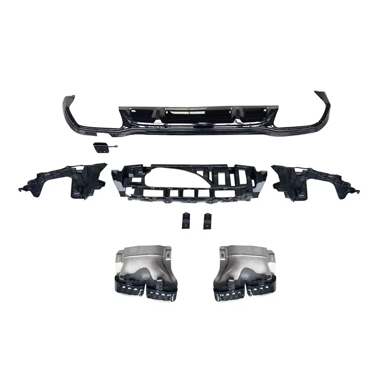 

Дамаi заводские продажи E63 стиль автомобильный бампер губ выхлопная труба задний диффузор для Mercedes Benz E Class W213 2016-2020