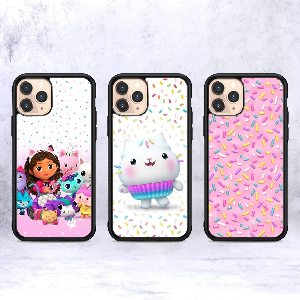 Cute G-Gabbys D-Dollhouse Phone Case Silicone PC+TPU For For IPhone 11 12 13 14 15 16 Plus Pro Max Cover