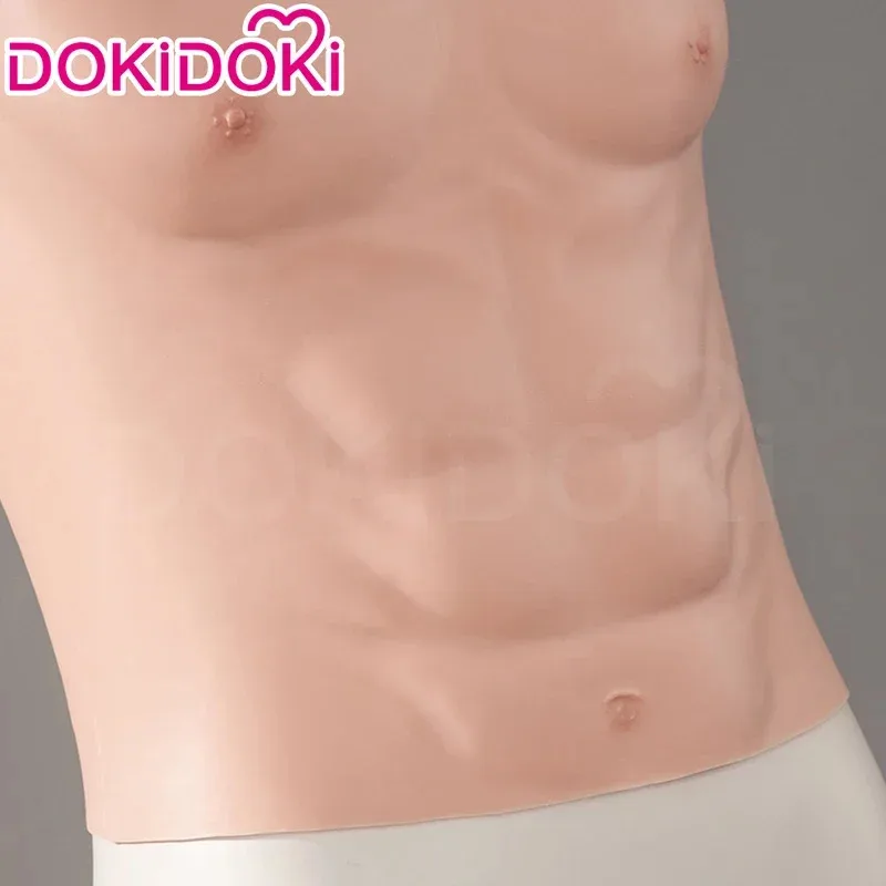 Nuovo 2025 IN MAGAZZINO Gioco Puntelli Cosplay DokiDoki Uomini Realistico Falso Petto Muscolo Cospl 002 Bear House Anime