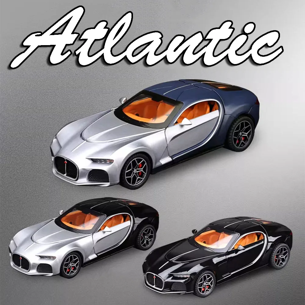 

1:32 модель атлантического турбийона, суперкар, игрушки, металлические литые двери, открытые откатные звуки, световой орнамент, спортивные автомобили, подарки для детей