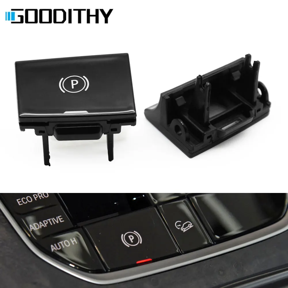 

Black Car Handbrake Parking Brake Button Switch Cover Replacement For BMW 3 Z4 X5 X6 G20 G29 F40 F44 G01 G02 G05 G06 G07 G08 F97