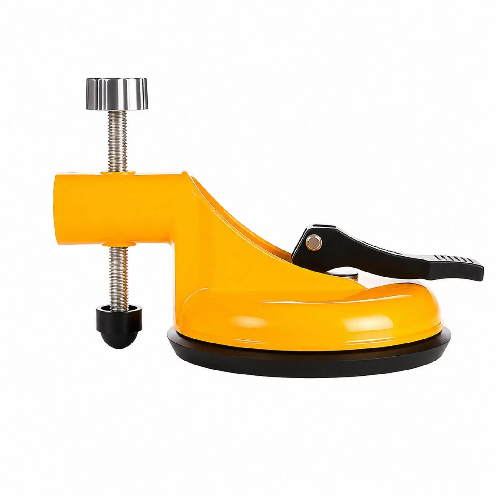 Tile Leveling Tool with Suction Cup | Aluminum Alloy Body, Threaded Adjustment Screw