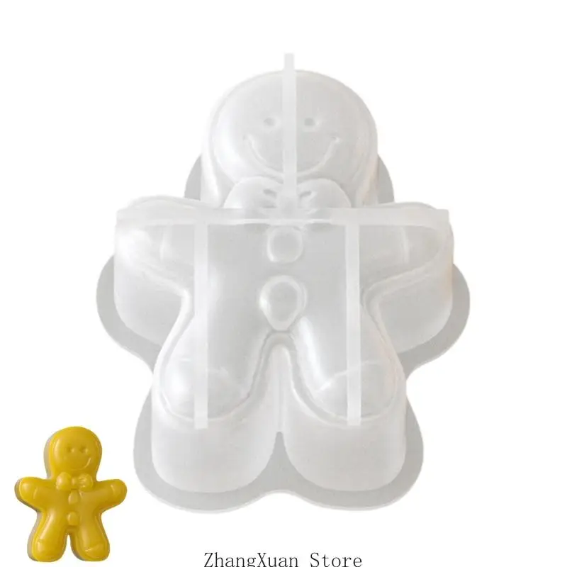 Weihnachtsprojekt-Kerzenform mit Feiertagscharaktermuster für 3D-Guss und Winterpräsentation für Tische 3XUF – Detail 4