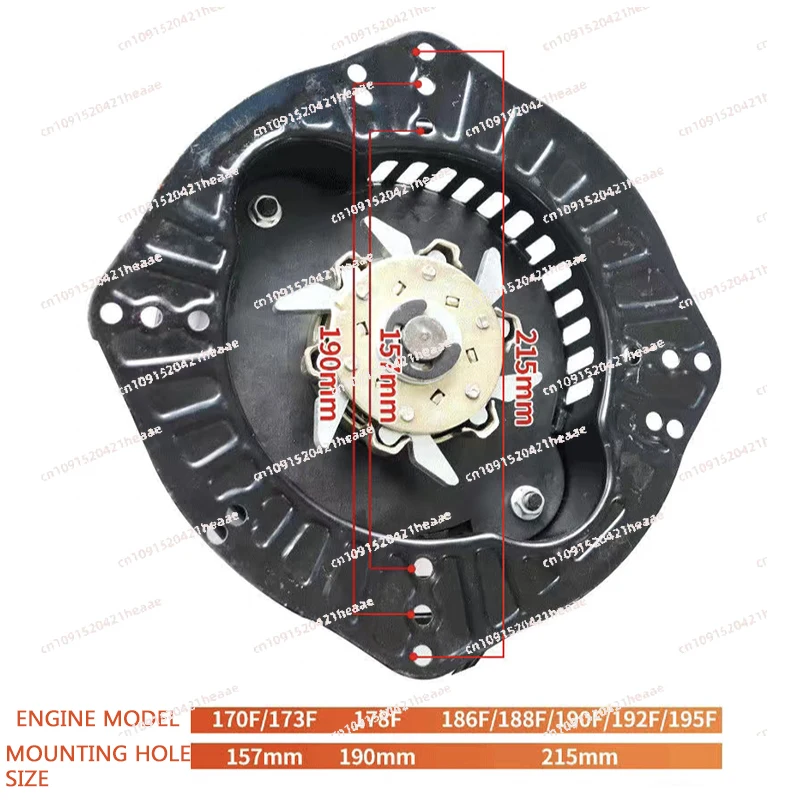 Suitable forHand Crank Starter Diesel Engine Universal Pull-Free Starter Micro Tillage Starter Generator