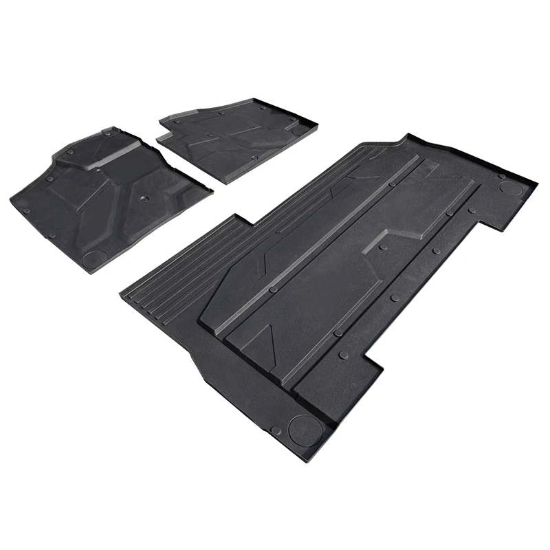 TPE Floor Mats Row Floor Liners All Weather Protection Slush Mats for Polaris XPEDITION XP XP5/ ADV ADV5 2024+