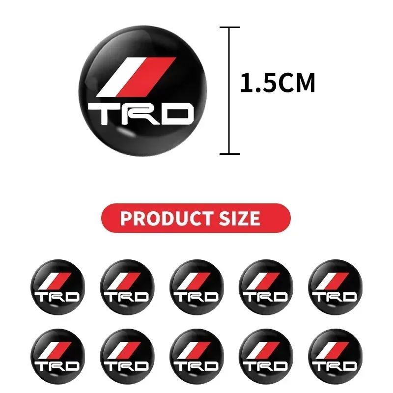 New Car Lock Keyhole Stickers Door Lock Protect Car Stickers For TRD TOYOTA Crown Reiz Prada Alphard Yaris GT86 Car Accessories