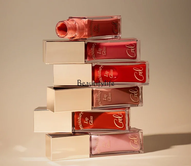 

Lip Essence Lip Lacquer Non-Fading No Stain on Cup Glass Mirror Water Light Hydrating