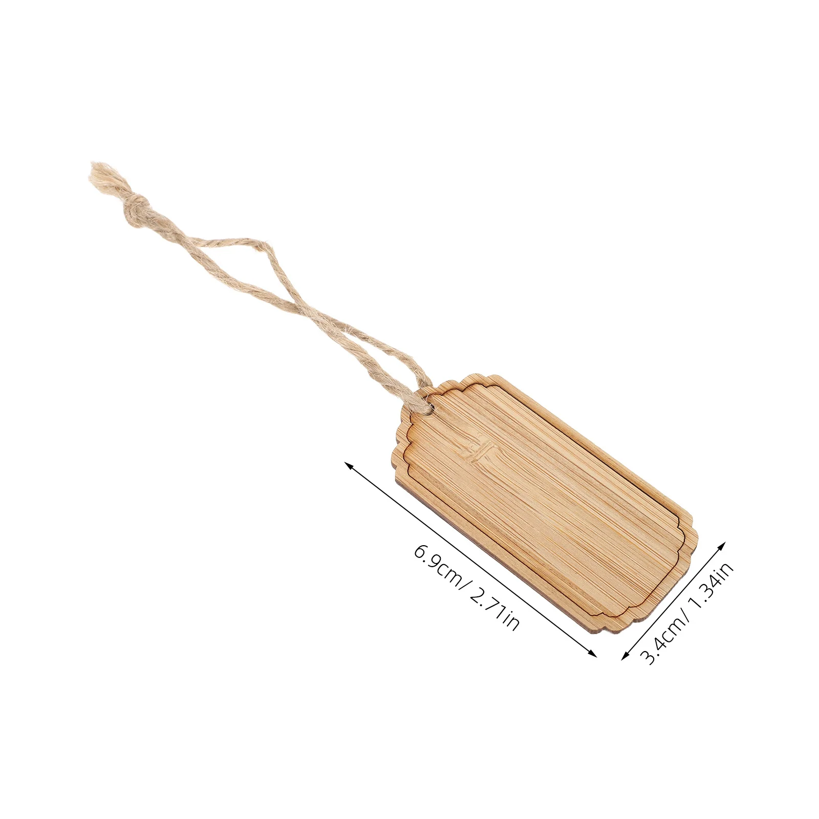 20 stks Bamboe Plant Hangende Etiketten Lege Tuin Markers Voor Outdoor Kamerplanten Herbruikbare Groente Bloempot Tags Touw