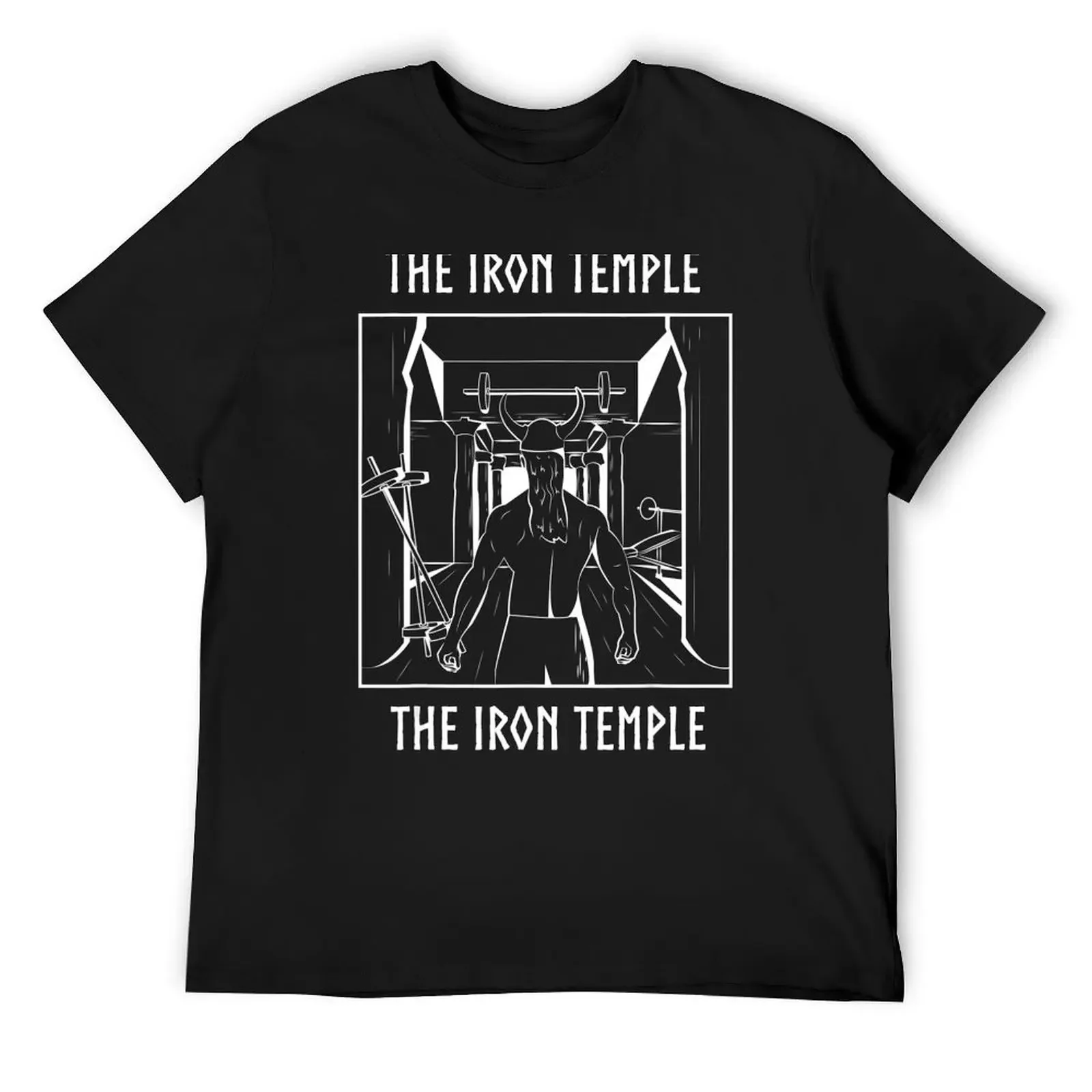 

The Iron Temple Golden Era Bodybuilding Fitness T-Shirt plus size clothes summer clothes mens workout shirts