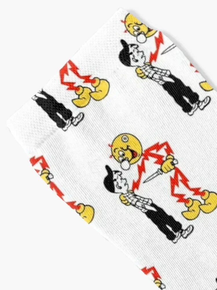 Reddy Kilowatt danger Socks snow funny gift christmass gift soccer anti-slip Mens Socks Women's