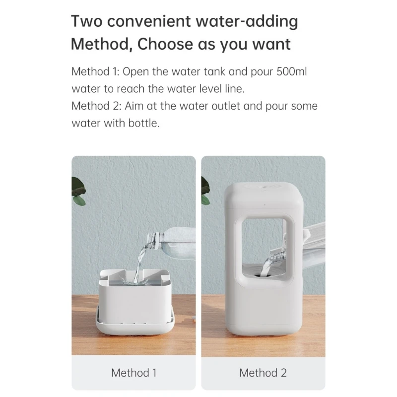 Увлажнитель для большой комнаты, антигравитационный увлажнитель с каплями воды, увлажнители воздуха