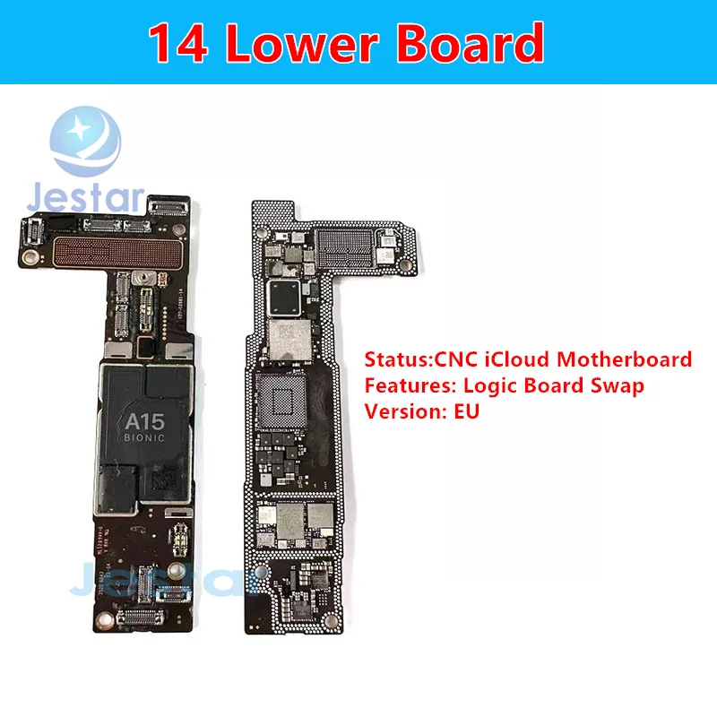 CNC CUT Motherboard For iPhone 14 15 Series Pro ProMax Plus EU/US