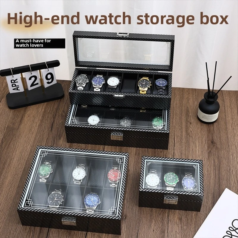 New High-End Luxury Storage Box Multiple Wristwatches Mechanical Watches Collection Display Simple Sophisticated Watch Case Gift