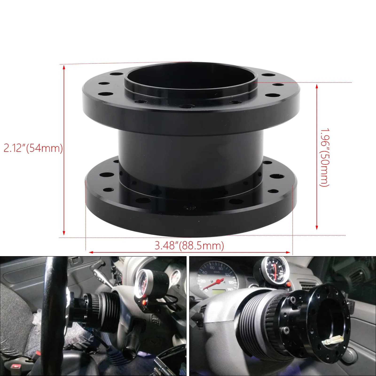 GM Retrofit Boss Quick Release Gasket Steering 2.0 50mm Steering Wheel Booster Kit