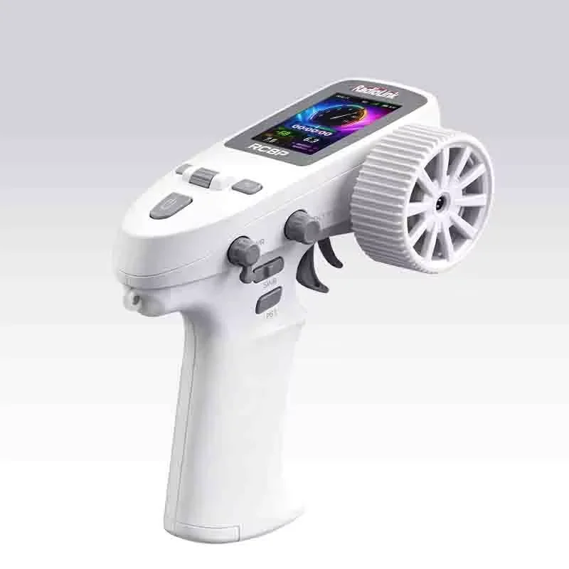 Radiolink RC8P 8CH 2.4GHz RC Transmitter Color Screen Voice Broadcast Pocket Remote with R8FG Receiver for RC Crawlers Car Boat
