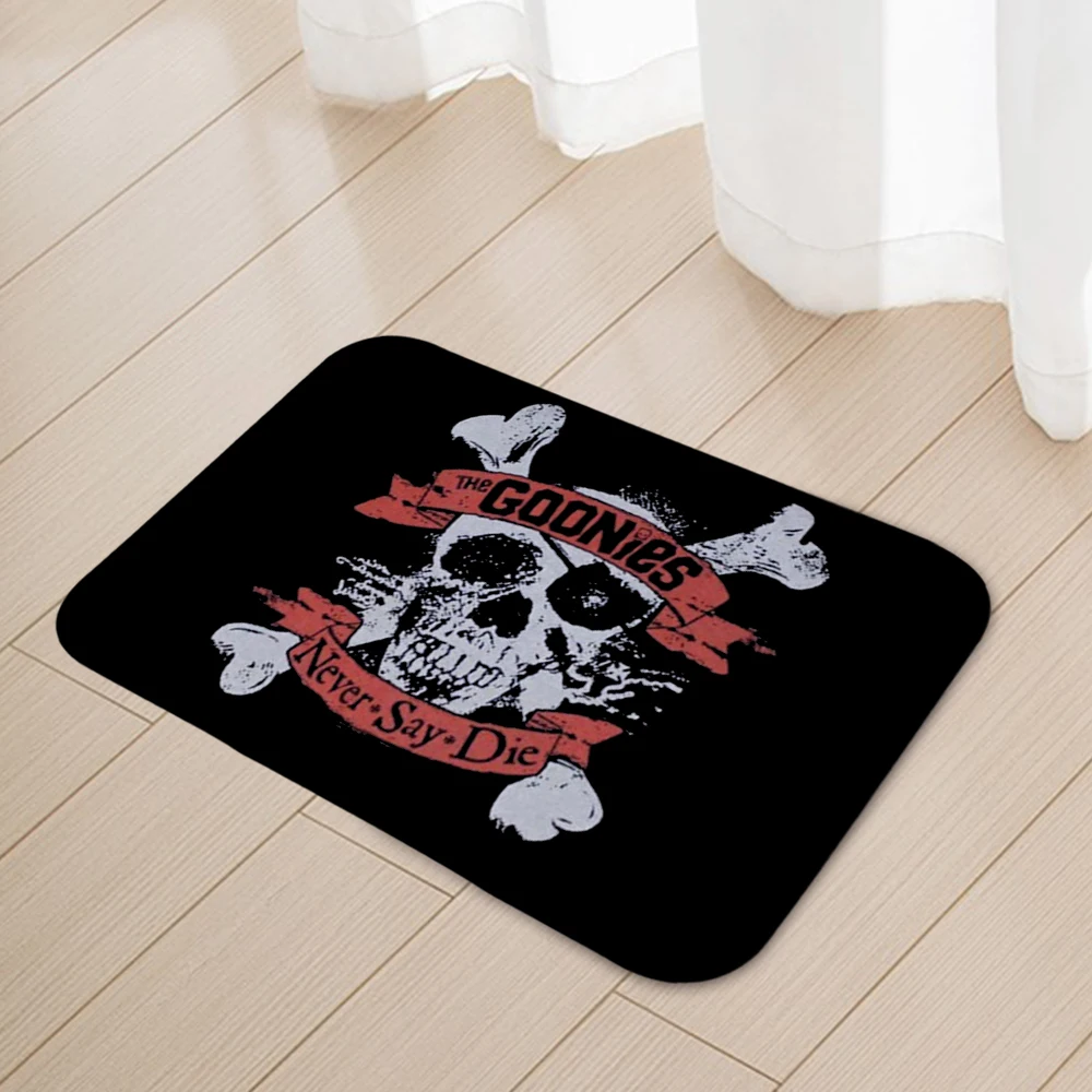 Never Say Die Goonies Pirate Floor mat house carpet door pad modern decorative carpet anti -sliding floor pad 162