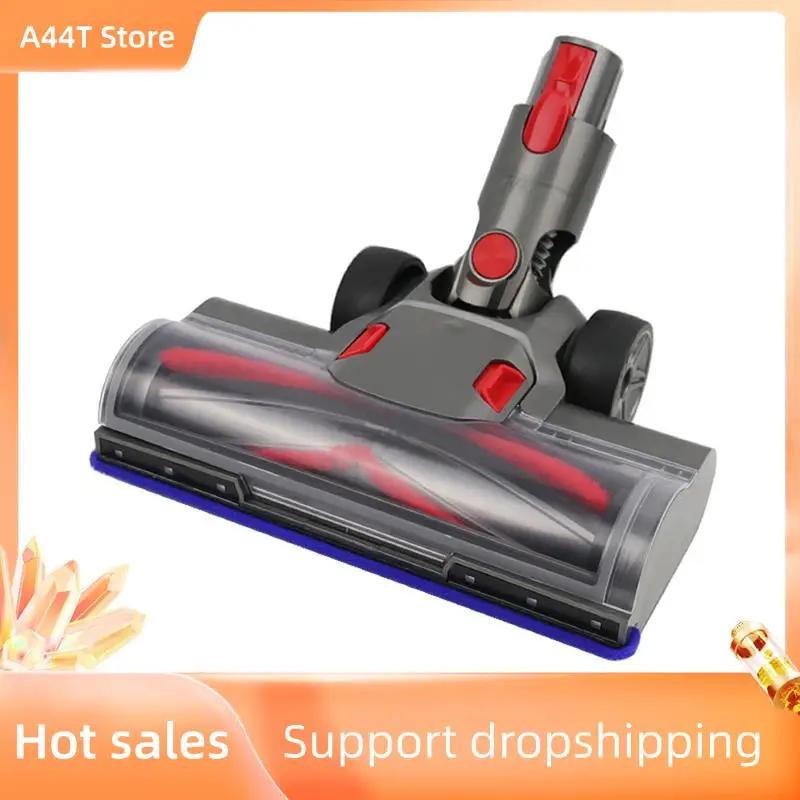 

A44T For Dyson V7V8V10V11 Vacuum Cleaner Electric Direct Dirve Vacuum Head Bristle Roller Brush Head Parts With Green LED