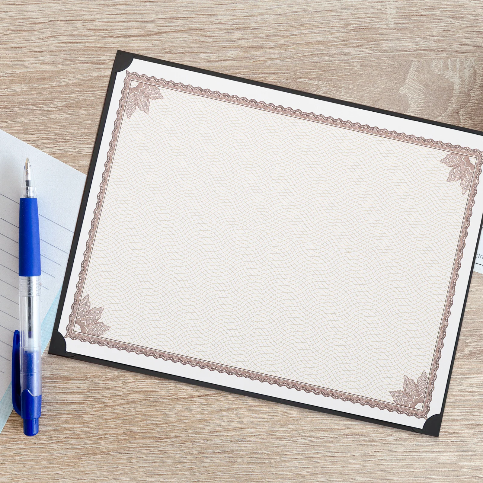 10Pcs Writable Certificate Paper Blank Printable Honor Certificate Inner Paper for Academic Graduation Award Recognition