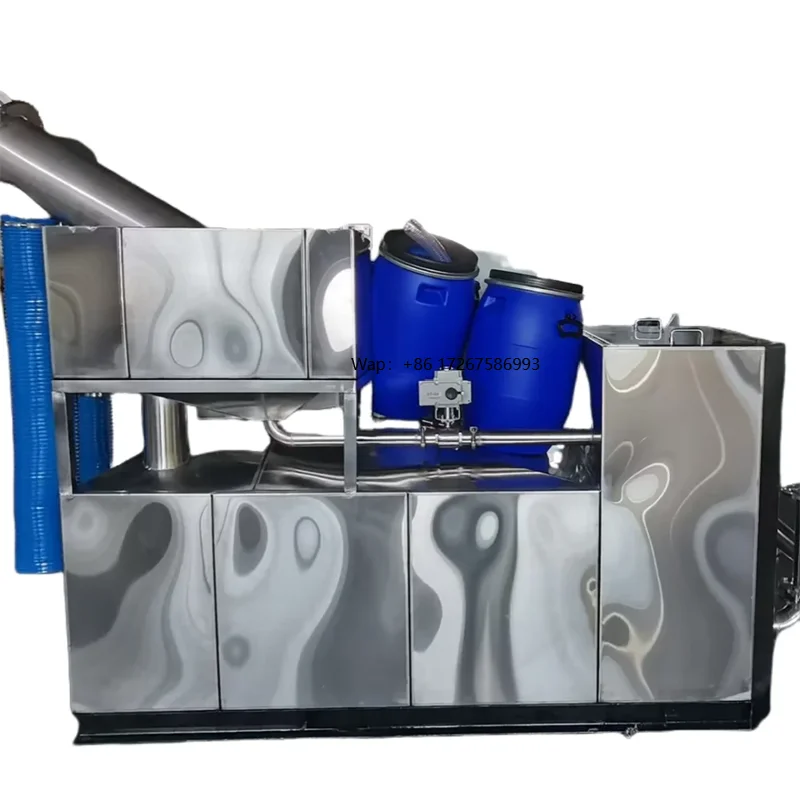 High Performance 20 m Pump Head Oil Water Separator Grease Trap Equipment in Commercial Complex Catering Area
