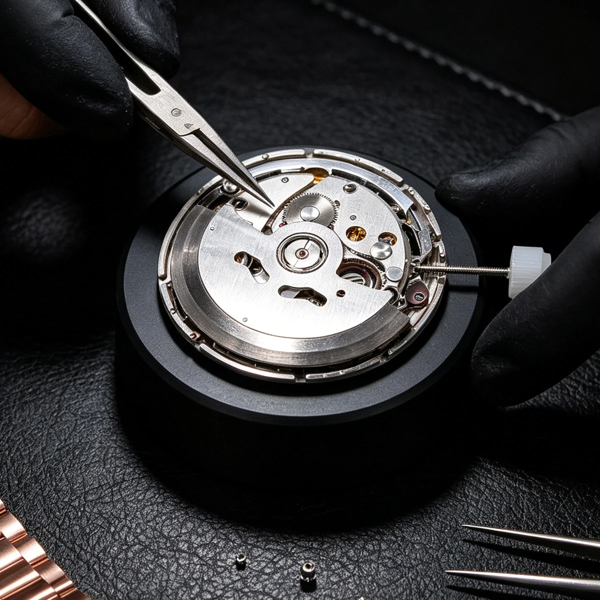 NH35 Compatible Automatic Mechanical Movement 24 Jewels 3H Date Self Winding China Made Mod Parts DIY Tool Accessories Set
