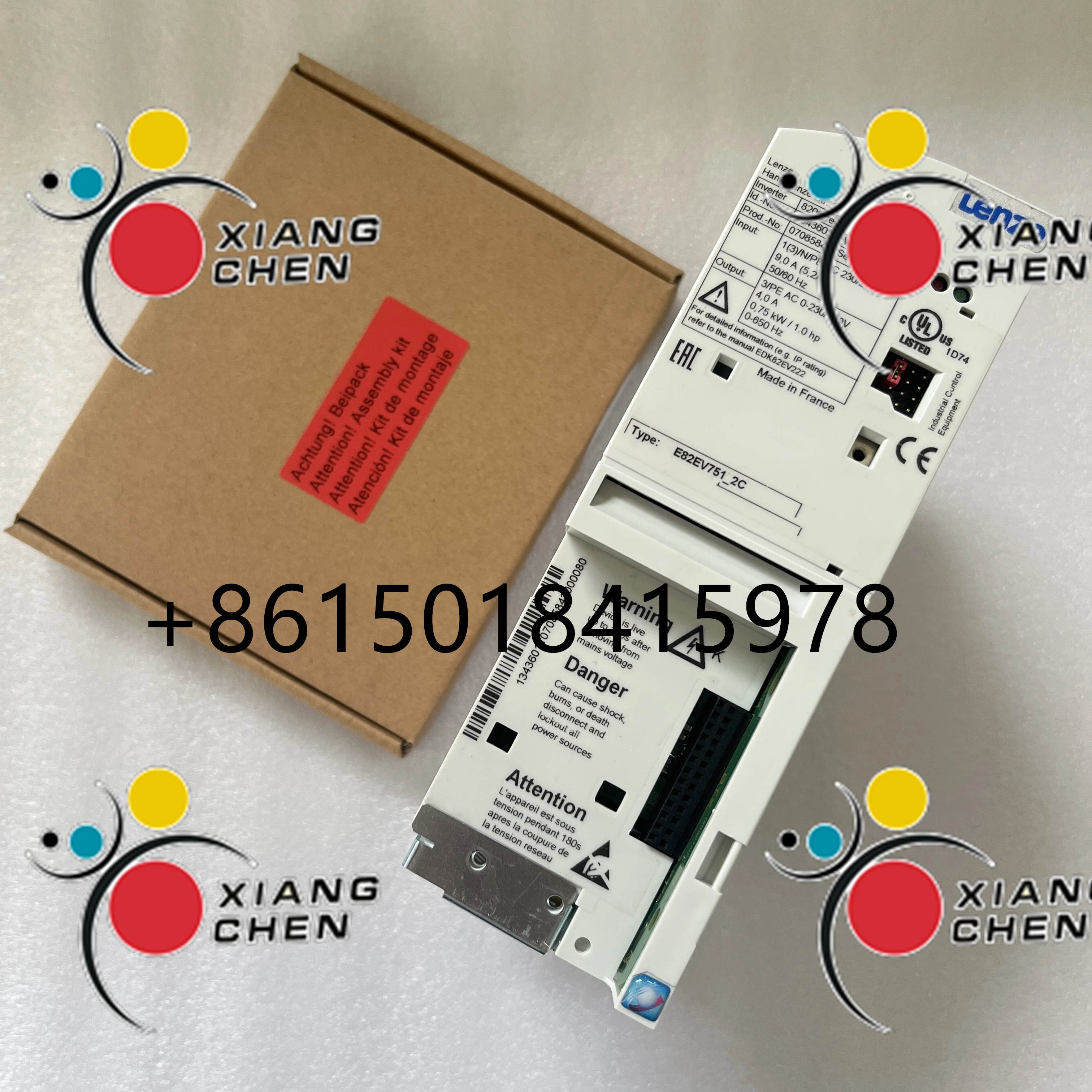 الأصلي الجديد 8200075 KW1PH LENZE - محول التردد E82EV751K2C