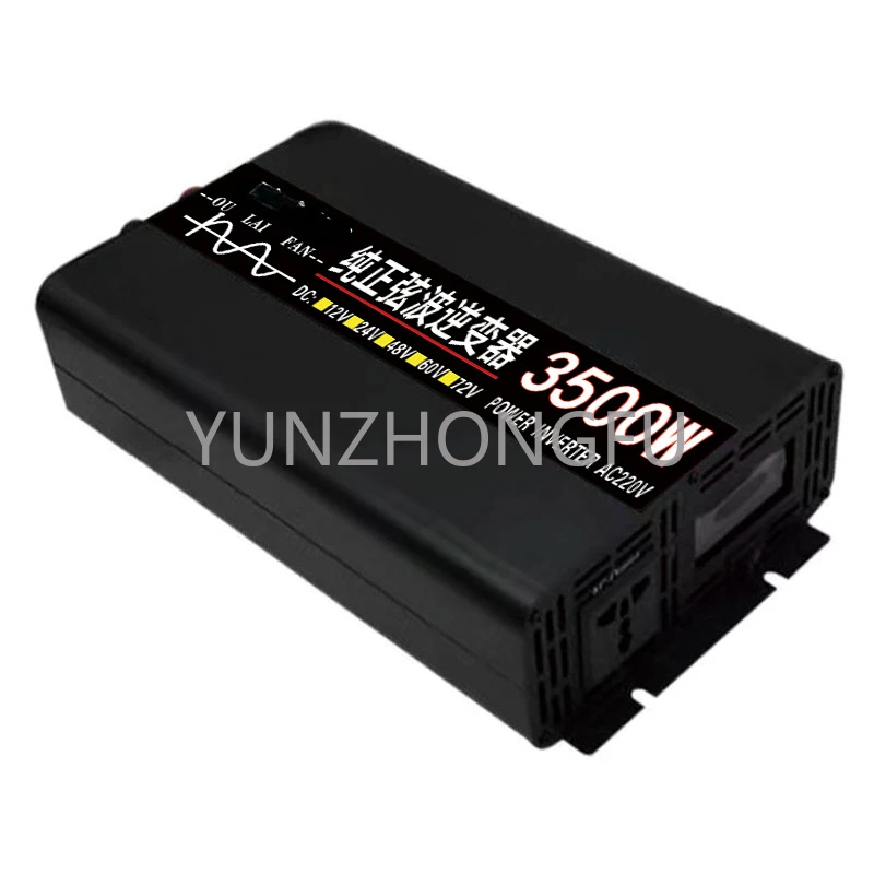 Pure sine wave inverter 3000W4000W12V24V to 220V, high-power for vehicle and household use