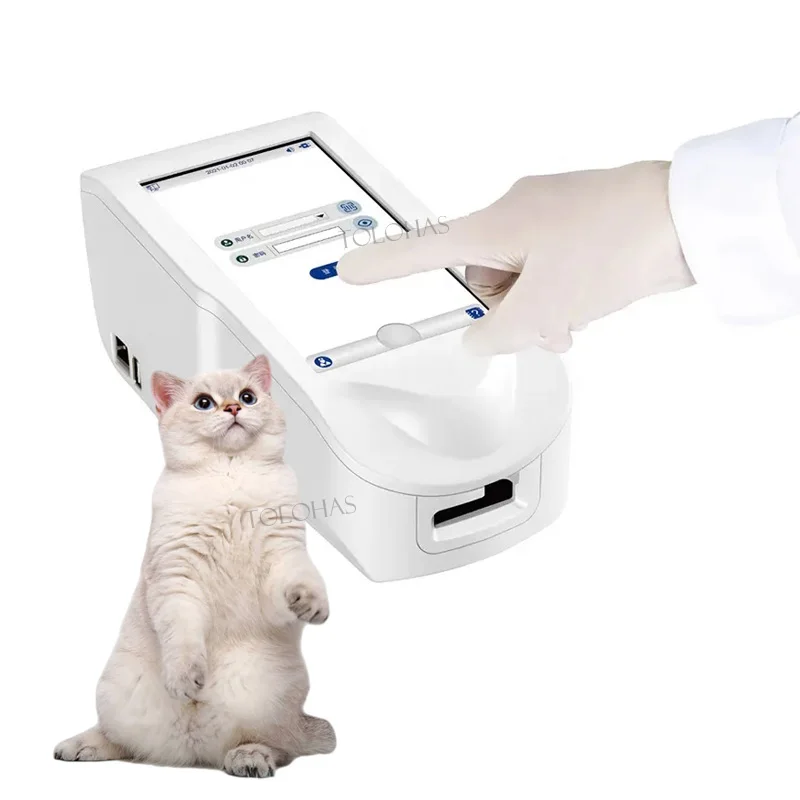 LHWP1V Easy operation mini vet electrolyte machine POCT veterinary blood gas handheld electrolyte analyzer