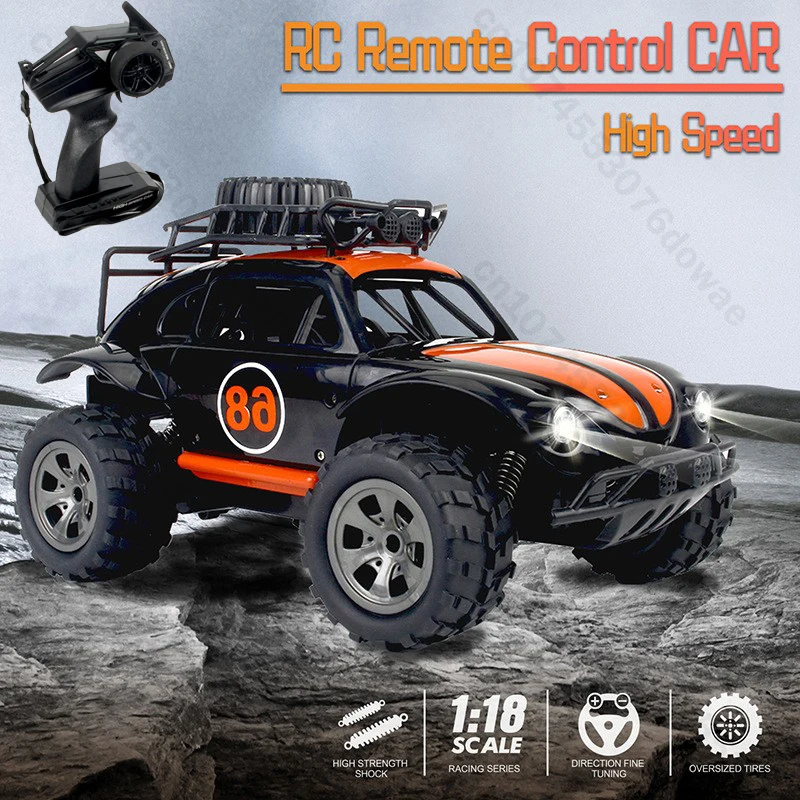 

RC Car 1/18 Climbing Buggy Crawlers Car Racing Off-Road Eletric 2.4G Shock Absorber Remote Control Truck Toys for Boys Christmas