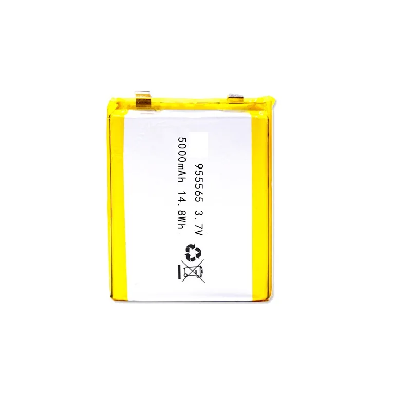 3.7V 5000mAh Lithium Polymer Batteries 955565 Rechargeable Battery For Power Bank Bluetooth Speakers Tablet DVD Accessories