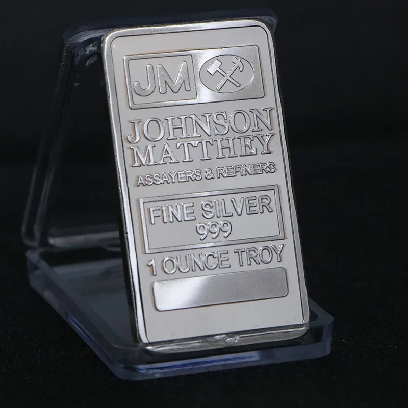 1PCS Britain Mint 1 Troy Ounce beautiful England Silver Bullion Bar Replica Coins Collection gift United Kingdom JM