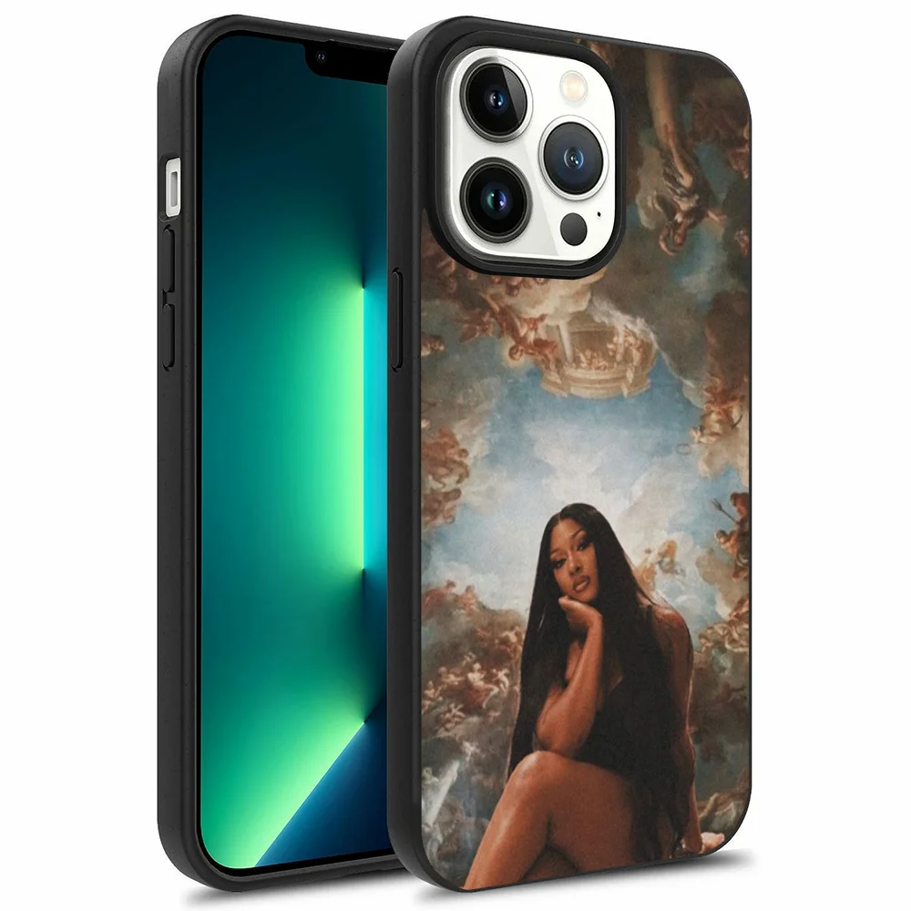 M-Megan Thee S-Stallion Phone Case For iPhone 15,14,13,12,11,Plus,Pro,Max Mini Magsafe Magnetic Wireless Charging