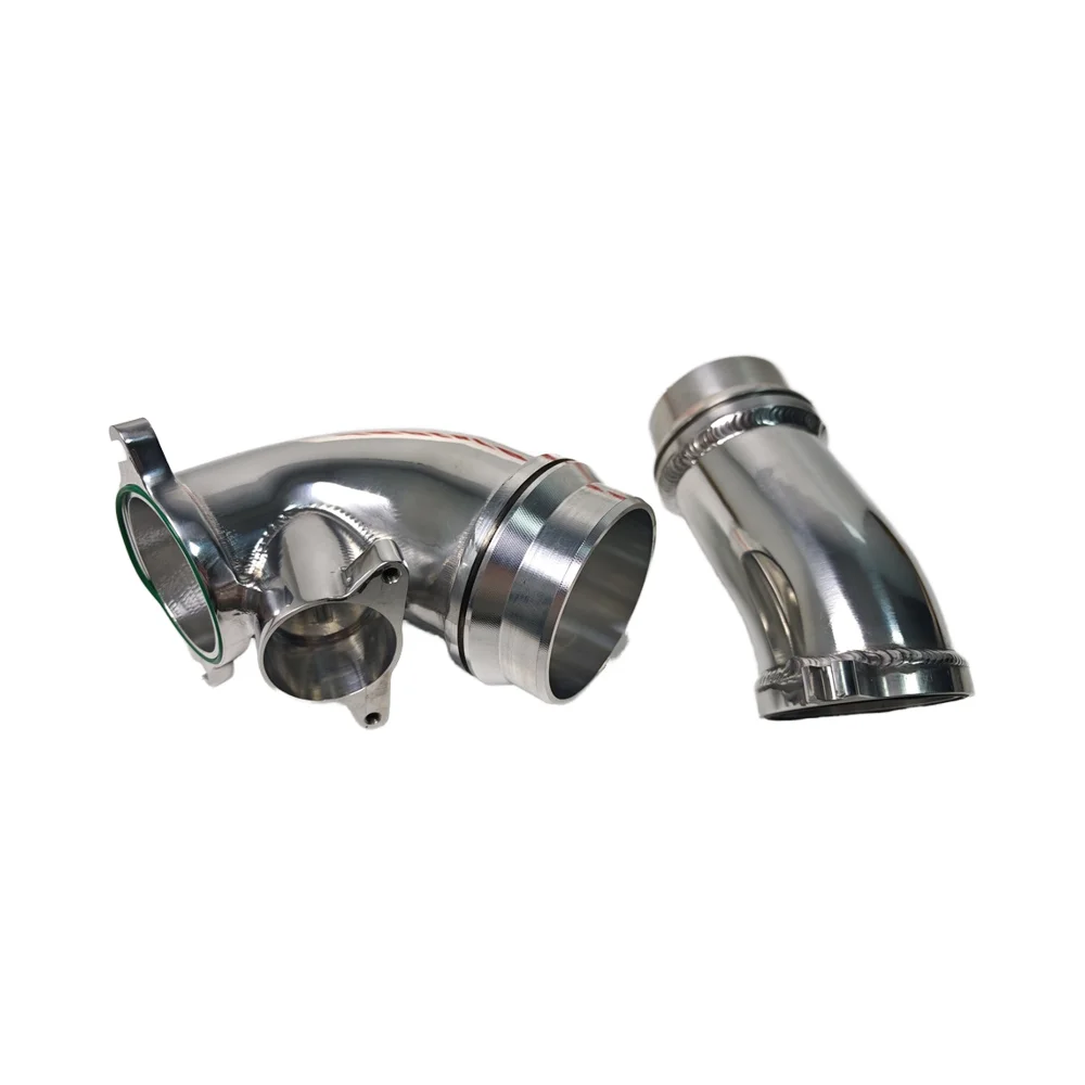 For Racing High Flow Aluminum Turbo Inlet Pipe S58  Intake Elbow Fit for BMW G8X G80 G82 M3 M4 21+