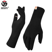 Winter Touch Screen Gloves Men Women Ski Mittens Cold Weather Outdoor Sports Keep Warm Full Finger Thermal Windproof Wool Golve