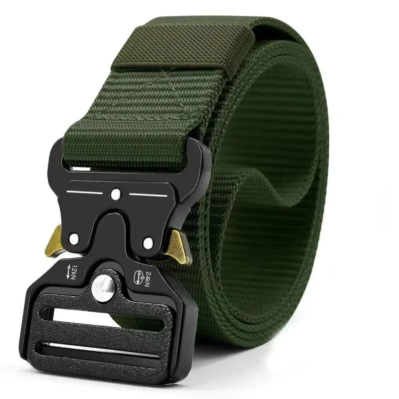 High Quality Men Belt Army Outdoor Hunting Tactical Multi Function Combat Survival Marine Corps Canvas for Nylon Male Belts