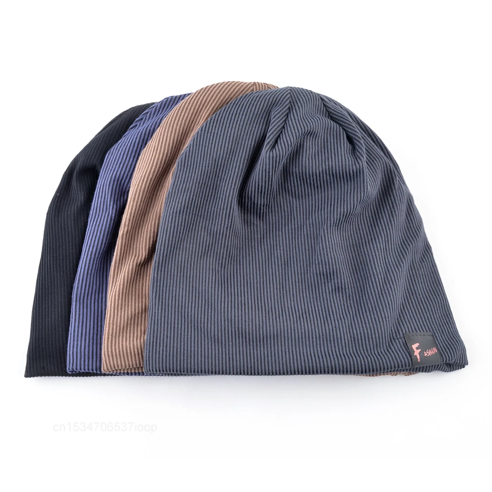 Youpin แฟชั่น Beanies หมวกหลวม Casual Skullies หมวกถักลาย Bonnet หมวกฤดูใบไม้ร่วงฤดูใบไม้ผลิกลางแจ้ง Baggy Gorras