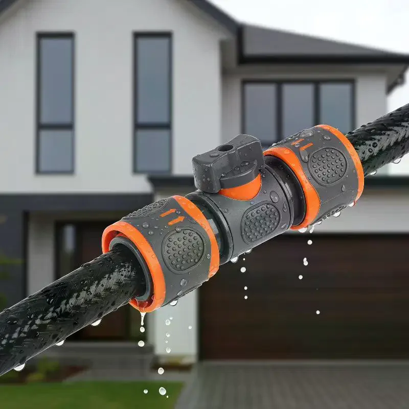 1PC Quick-connect Straight-through Valve With Switch, Quick-connect Water Pipe, Hose, Water  Connector, Accessories