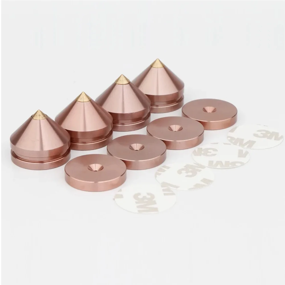 

SP2724 High-end 4/8Sets Aluminium Metal Spike Speaker Stand Feet Tapered Amplifier Shock Absorbing Feet 23mm*20mm