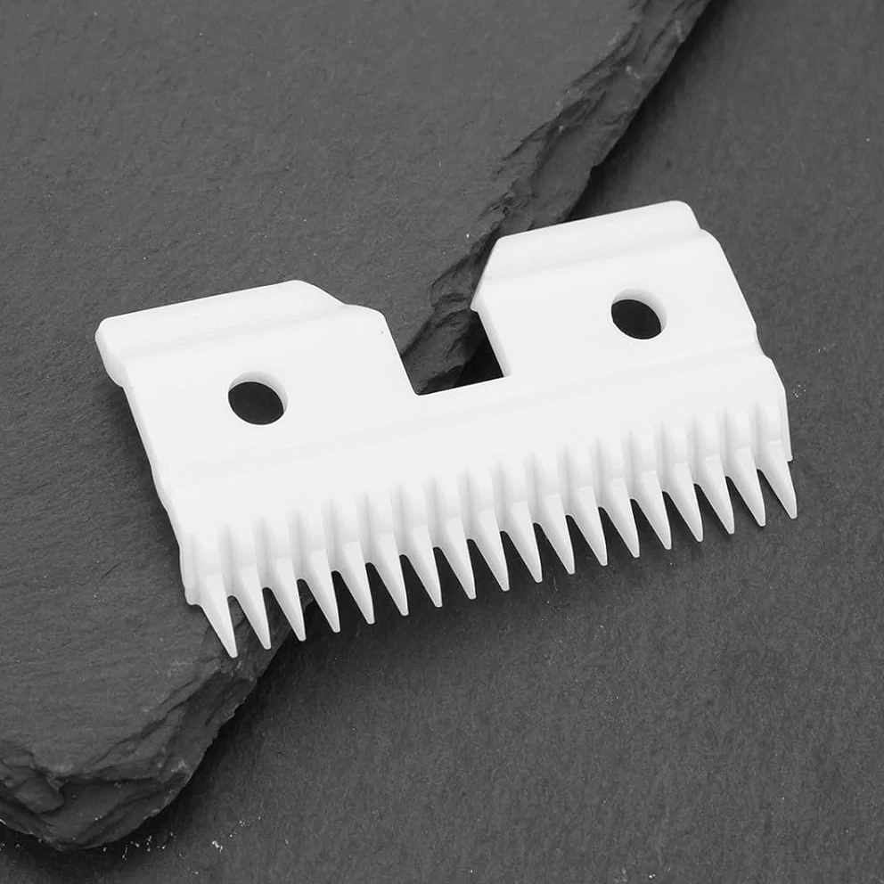 1pc Original 18 Teeth Ceramic Coarse Replacement Cutter Blade Fit For Andis/Oster A5/Wahl KM Series Pet Clipper