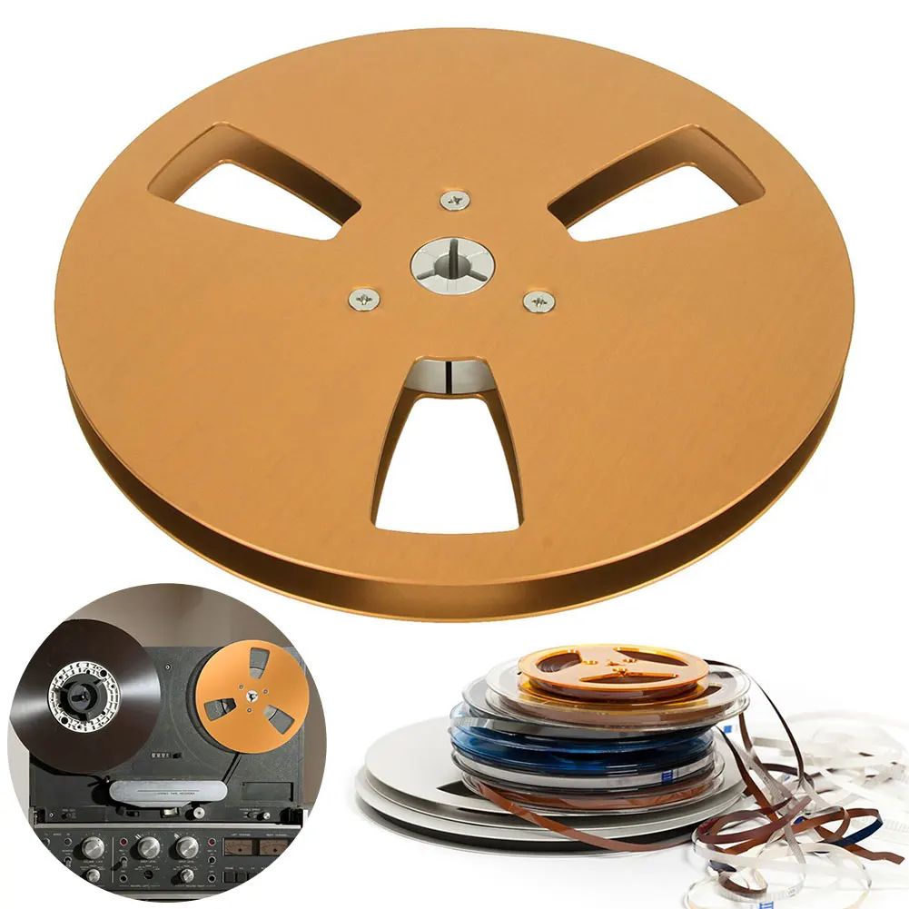 

Пустая лента для магнитофона 1/4 дюйма, 7 дюймов, с 3 отверстиями, запасная часть для записи и намотки