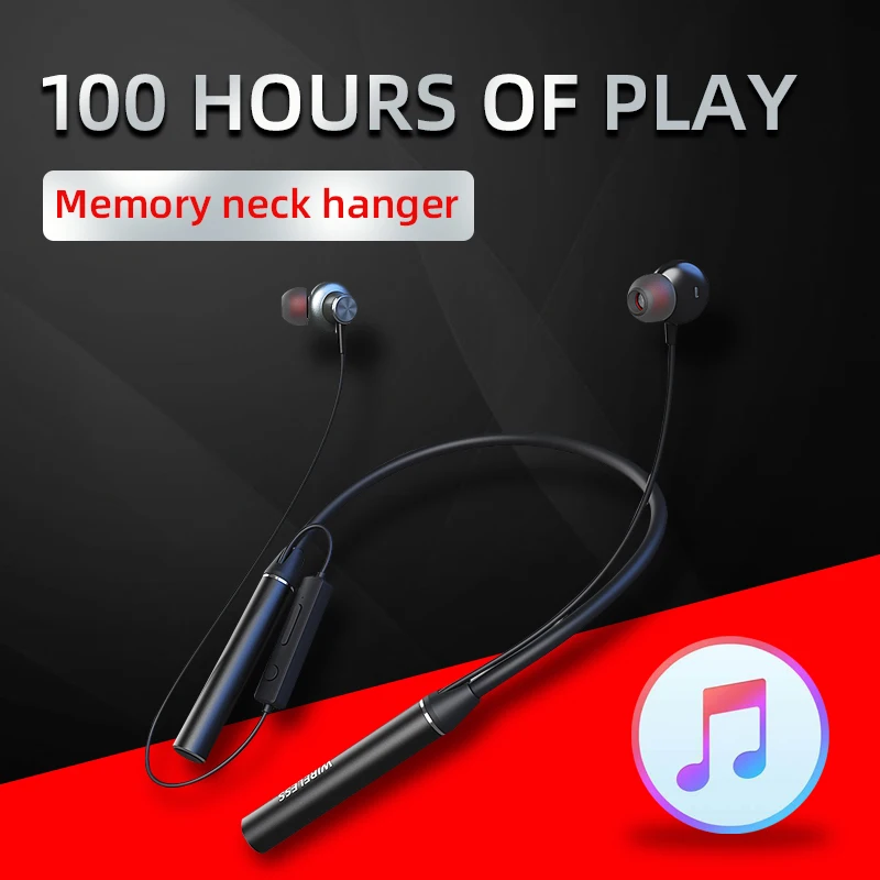 

5,3-дюймовые беспроводные Bluetooth-наушники дальнего действия с микрофоном, стерео HIFI-гарнитура, TF-карта, магнит для xiaomi iphone huawei