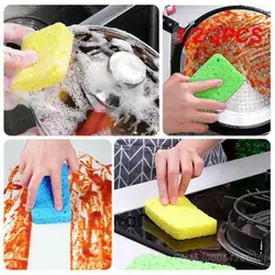 1/2/3PCS Sponge Wipe Fast Cleaning Wood Pulp Cotton Wood Pulp Sponge Sponges Sponge Rub Modern Minimalist Dishwashing Sponge