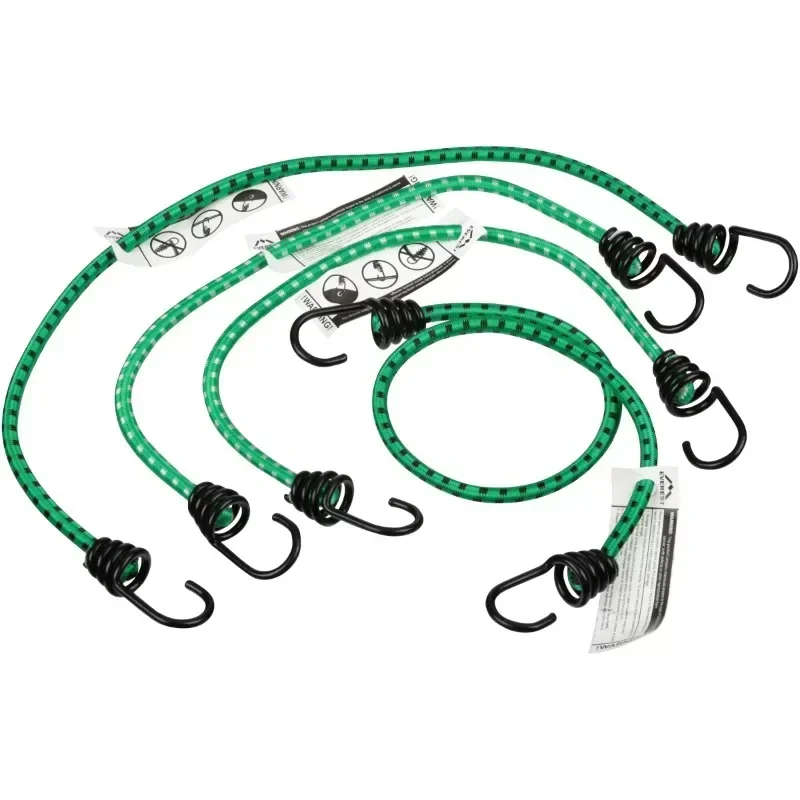 

Ozark Trail® Rubber Bungee Cords Assorted 4 Pack, 2 - 18" and 2 - 24"