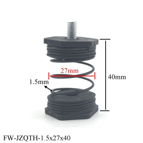 Imagen 2 del producto Asiento de resorte de amortiguación de resorte de compresión a prueba de golpes de bomba de aire de longitud M6 40 mm
