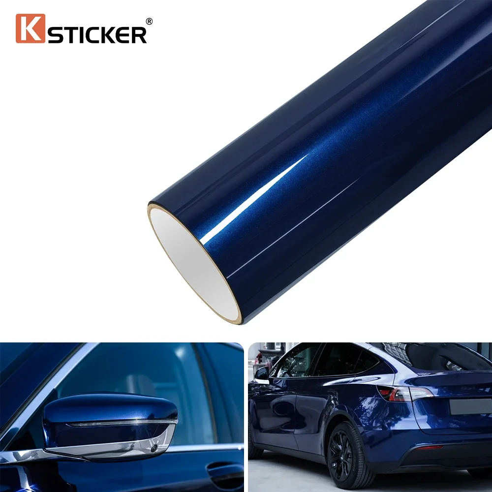 

Premium PET Tanzanite Blue Metallic Vinyl Wrap Film for Cars Motorcycles Full or Partial Body UV-Resistant Removable Accessories