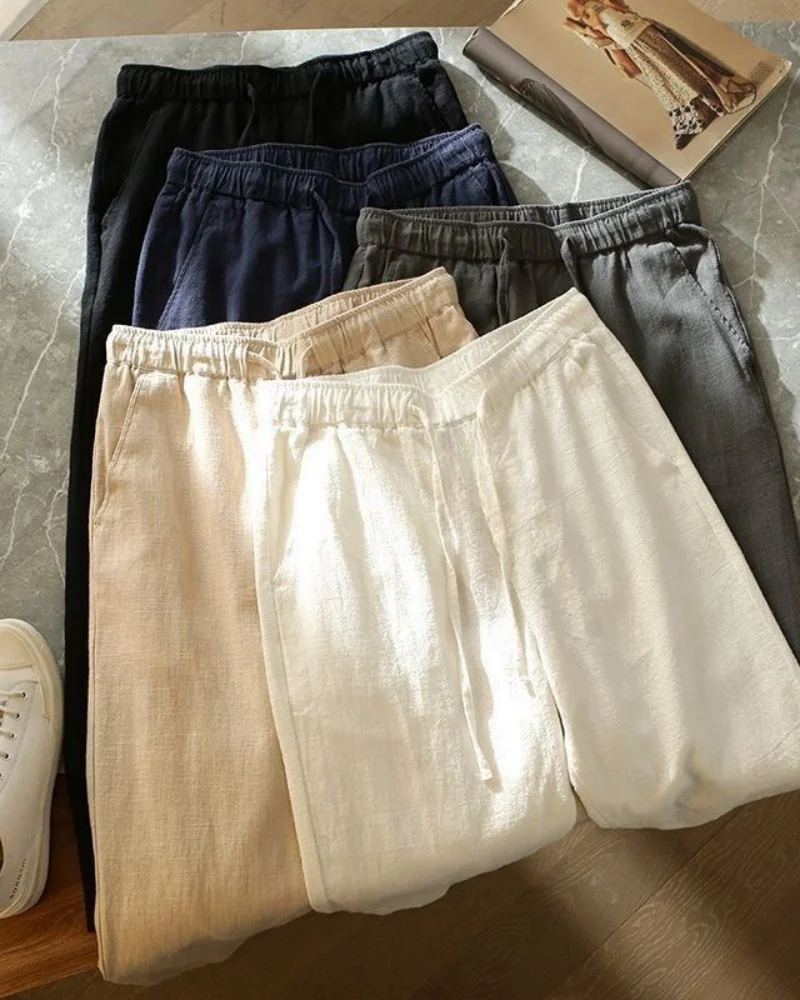 

Мужские быстросохнущие повседневные брюки: дышащие, свободные, спортивные, прямого кроя, для ежедневной носки, удобные, легкие