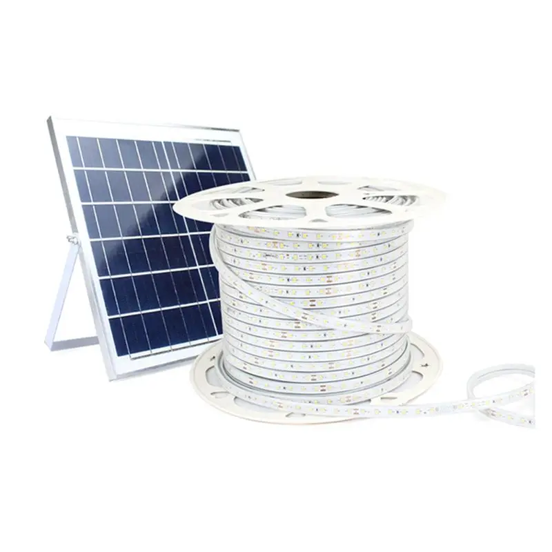 [NEWA08R】 Solar Light Strips Outdoor String Light Christmas Garden Decoration Solar Street Garland