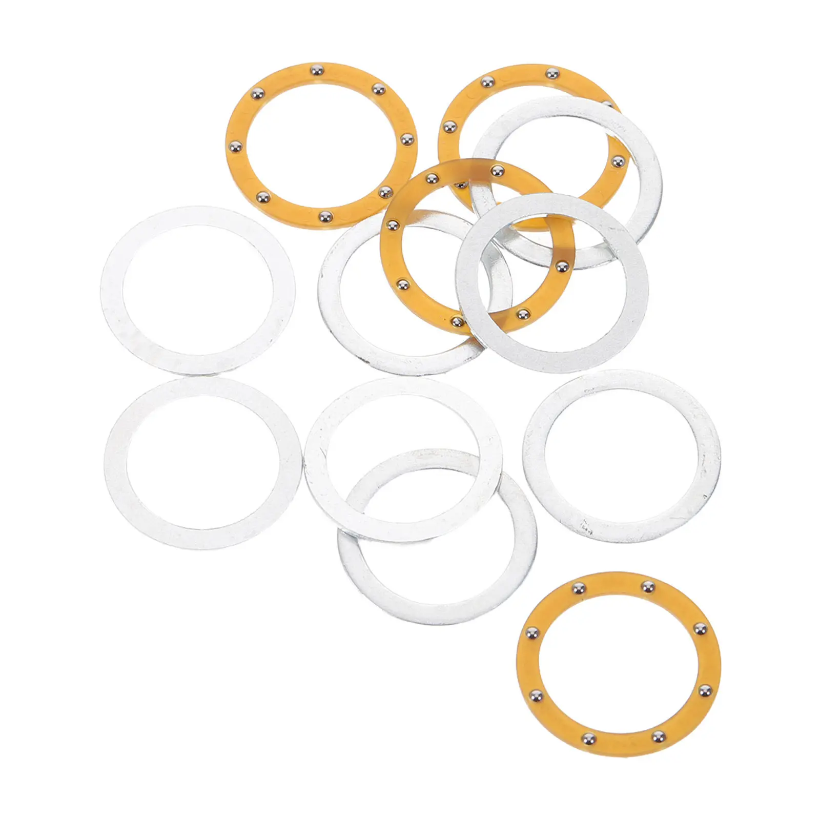 4 セットネイルドリルハンドピース部品金属ワッシャーガスケットアクセサリー電動ネイルマシン用マニキュア研磨交換用