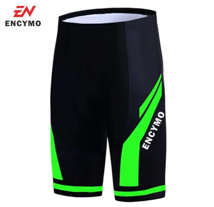 ENCYMO Shockproof Cycling Shorts Men Gel Padded Coolmax Bike Mtb  Road Downhill Bicycle  Bermuda Ciclismo