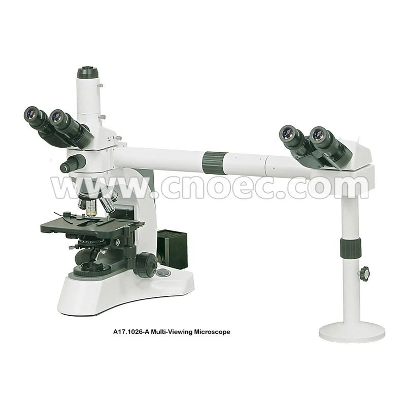 OPTO-EDU A17.1026-A microscópio de visualização múltipla de 2 cabeças/microscópio de visão dupla