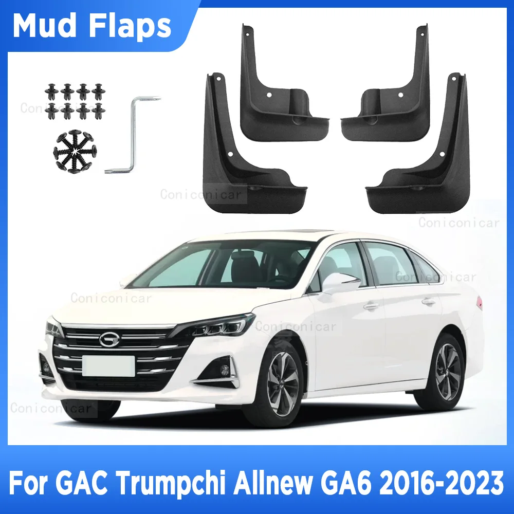 Брызговики для GAC Trumpchi Allnew GA6 2016-2023, брызговики, брызговики, передние и задние брызговики, аксессуары для автостайлинга